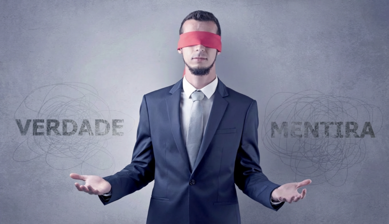 Blog Ambiental • Executivo vendado entre os conceitos de verdade e mentira na comunicação ambiental.